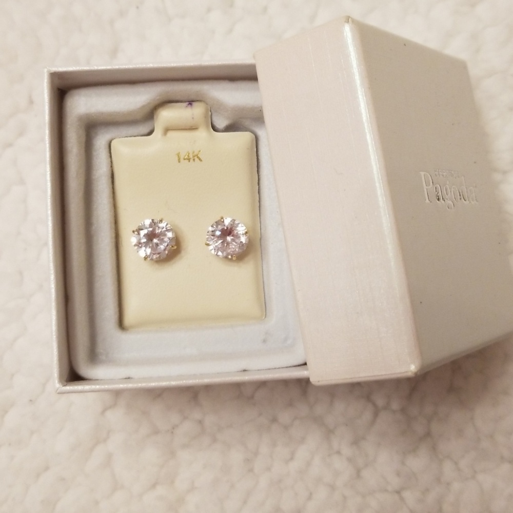 Pagoda earrings! Brand new